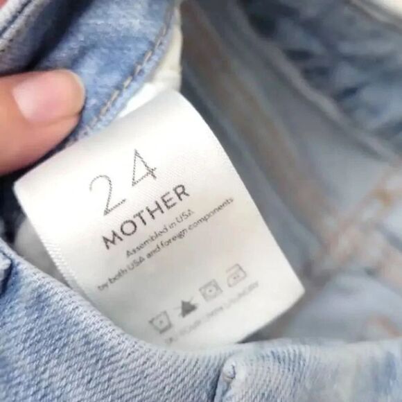 MOTHER Sacred Looker in Nice Shot Light Wash Skinny Size 24 - Picture 5 of 11